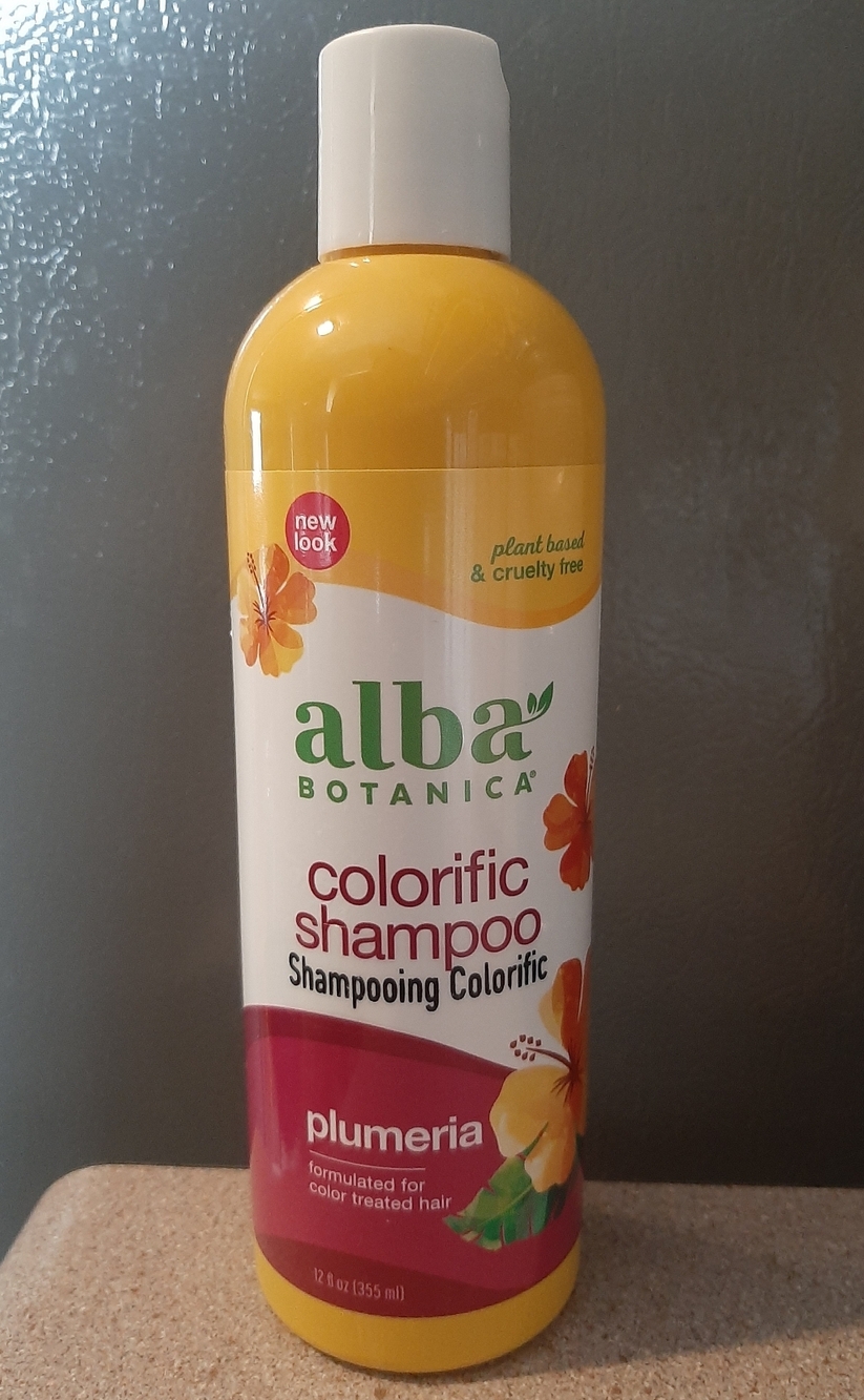 Alba Botanica Colorific Shampoo Plumeria 12fl.oz. Plant Based/Cruelty Free